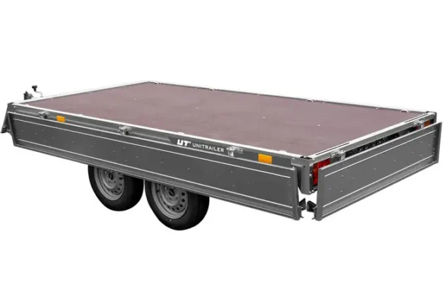 Remorque 2 essieux UNITRAILER SOLID 300/2 – 304x153 cm – PTAC 750 kg – Image 7