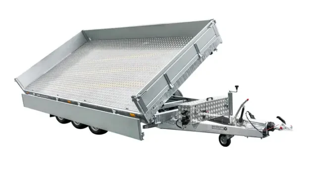 Remorque benne hydraulique 3 essieux UNITRAILER TASKER 400/3C – Image 2