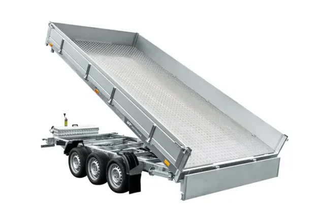 Remorque benne hydraulique 3 essieux UNITRAILER TASKER 400/3C – Image 7