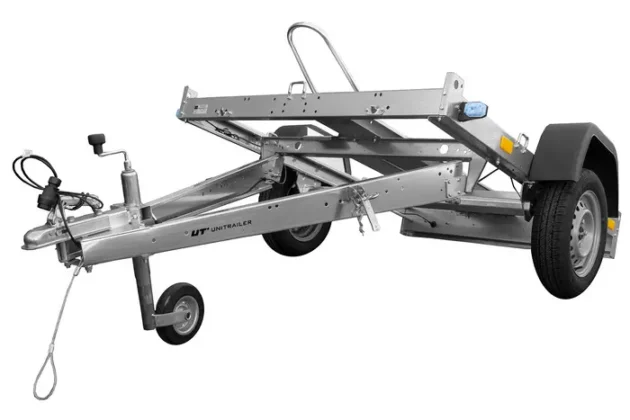 Remorque moto 1 rail UNITRAILER – Sans plancher – Image 6