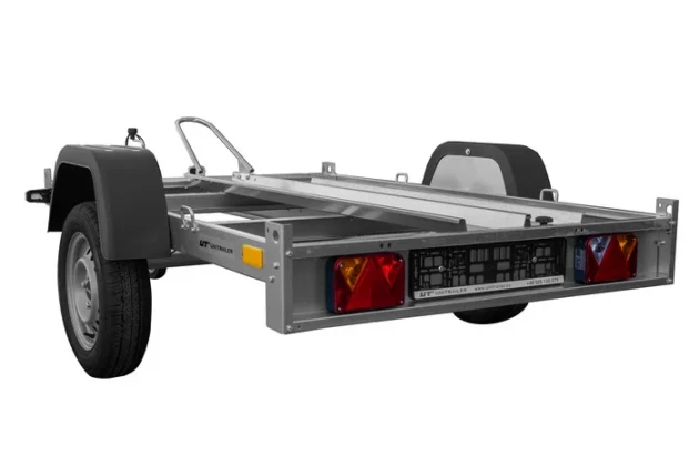 Remorque moto 1 rail UNITRAILER – Sans plancher – Image 7