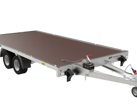Remorque plate basculante UNIPLAT 4020S P – 400x200 cm – PTAC 2700 kg