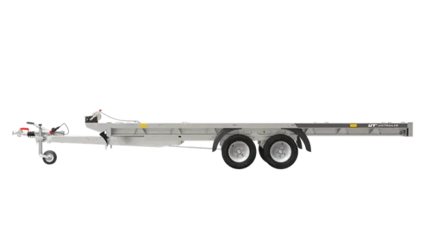 Remorque plate basculante UNIPLAT 4020S P – 400x200 cm – PTAC 2700 kg – Image 2