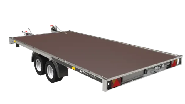 Remorque plate basculante UNIPLAT 4020S P – 400x200 cm – PTAC 2700 kg – Image 5