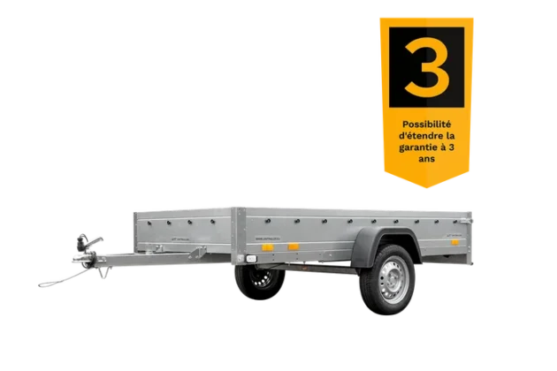 Remorque à timon fixe Unitrailer GARDEN TRAILER 264 – Image 2