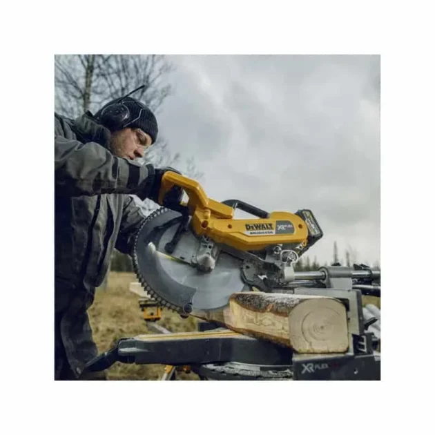 Scie à Onglets Radiale DEWALT DHS780T2 – Ø305 mm, 18/54V FLEXVOLT 6Ah, Puissance Sans Fil – Image 4
