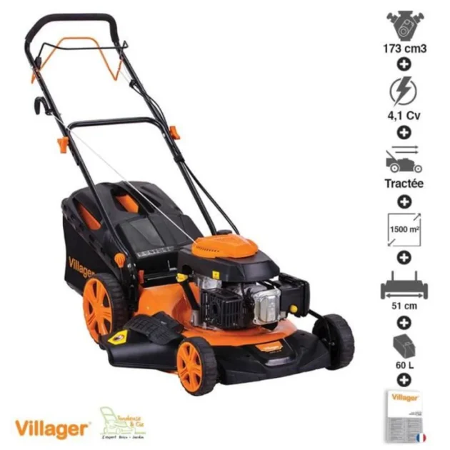 Tondeuse thermique autotractée VILLAGER Atlas 5111T – Image 2