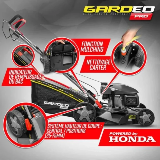 Tondeuse Thermique tractée 167CC avec Moteur Honda – Image 3