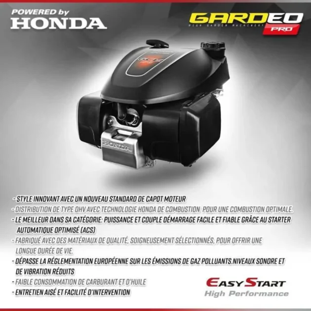 Tondeuse Thermique tractée 167CC avec Moteur Honda – Image 2