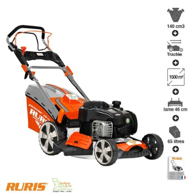 Tondeuse Thermique RURIS RX333S – Moteur Briggs & Stratton
