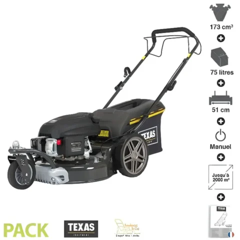 ondeuse Thermique Tractée TEXAS Premium 4675TR/W – 173 cm³