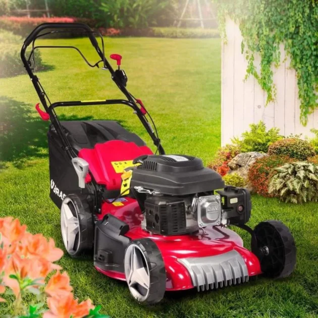 Tondeuse Thermique Tractée 224 cc – Coupe 51 cm